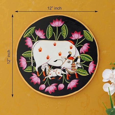 Sacred Cows: Artistry on Pine Canvas - ShreejaKriti