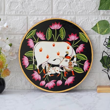 Sacred Cows: Artistry on Pine Canvas - ShreejaKriti